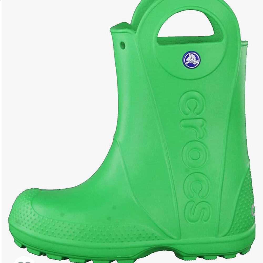 Crocs Rain Boots - Green - Toddler size 7